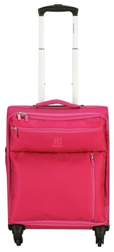 Revelation! Weightless Small 4 Wheel Soft Suitcase - Pink.